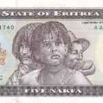 CRBX1439 BILLETE ERITREA 5 NAKFA 1997 SIN CIRCULAR