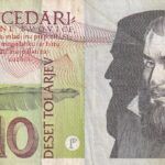 CRBX1443 BILLETE ESLOVENIA 10 TOLARJEV 1992 USADO