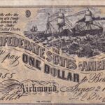 CRBX1451 BILLETE EEUU REPRODUCCION 1 DÓLAR CONFEDERADO 1862 MBC