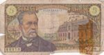CRBX1459 BILLETE FRANCIA 5 FRANCOS 1967 USADO CON ROTURAS