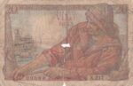 CRBX1462 BILLETE FRANCIA 20 FRANCOS USADO CON ROTURA