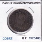 CRE5483 MONEDA ESPAÑA ISABEL II 1846 8 MARAVEDIS JUBIA