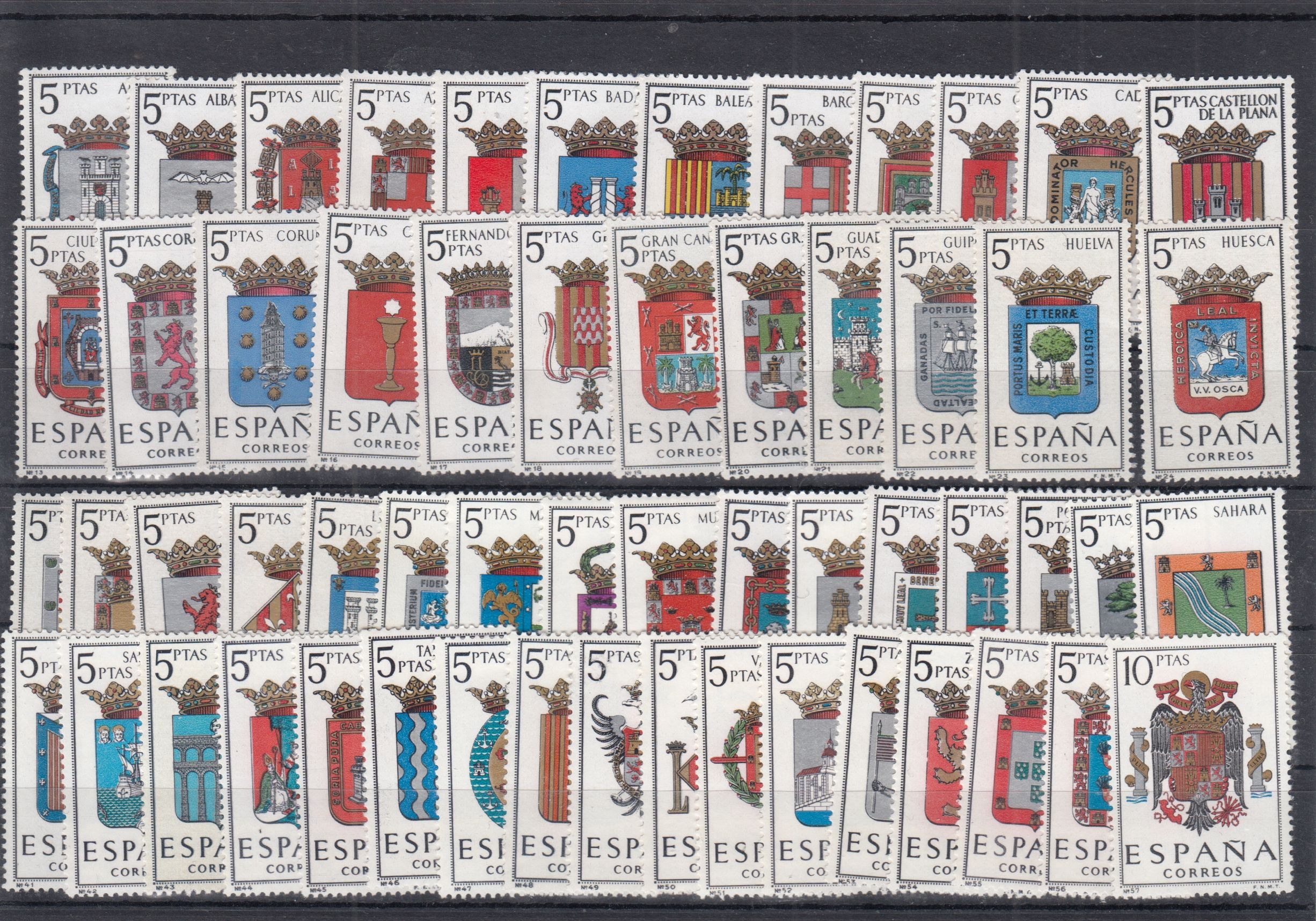 imagen-13-27369.jpg CREXP545 SELLOS DE ESPAÑA (1962-1966) ESCUDOS DE ESPAÑA - Imagen 1