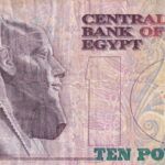 CRBX1421 BILLETE EGIPTO 10 LIBRAS USADO