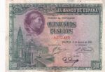 CRBS0702 BILLETE ESPAÑA 500 PESETAS 1928 BC