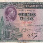 CRBS0702 BILLETE ESPAÑA 500 PESETAS 1928 BC