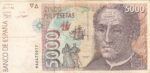 CRBS1167 BILLETE ESPAÑA 5000 PESETAS 1992 SERIE 9A MUY RARA