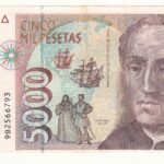 CRBS1168 BILLETE ESPAÑA 5000 PESETAS 1992 SERIE 9B MUY RARA