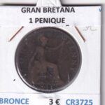 CR3725 MONEDA GRAN BRETAÑA 1 PENIQUE BRONCE