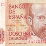 CRBS2680 BILLETE ESPAÑA 200 PESETAS 1980 SERIE 9A MBC
