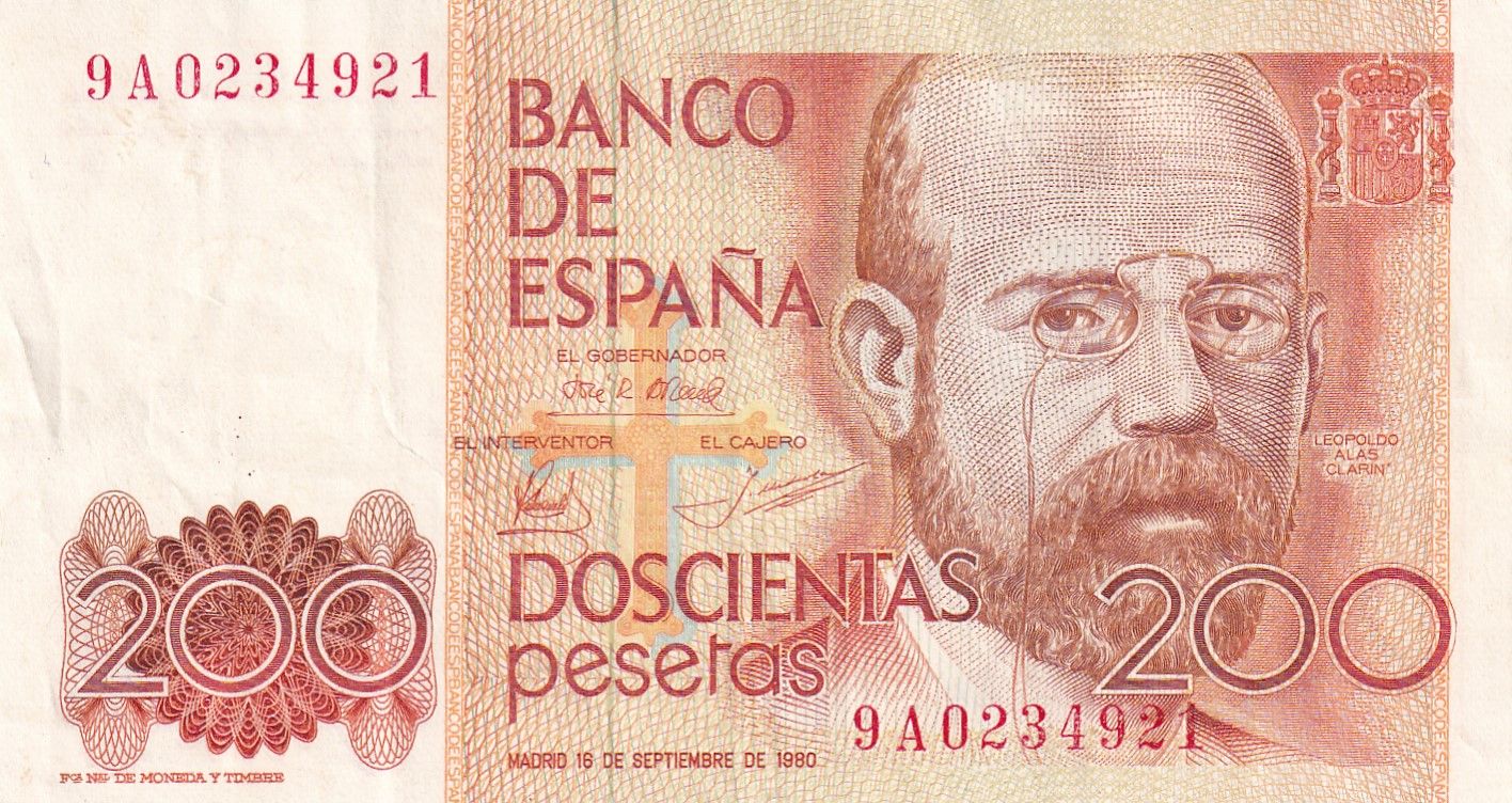 imagen-13-28147.jpg CRBS2680 BILLETE ESPAÑA 200 PESETAS 1980 SERIE 9A MBC - Imagen 1