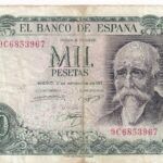 CRBS2682 BILLETE ESPAÑA 1000 PESETAS 1971 SERIE 9C MC