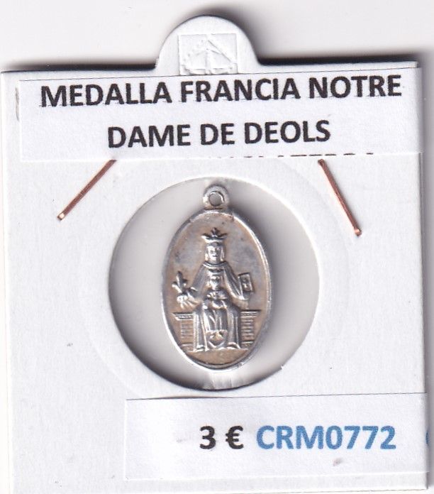 imagen-13-28205.jpg CRM0772 MEDALLA FRANCIA NOTRE DAME DE DEOLS - Imagen 1