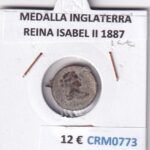 CRM0773 MEDALLA INGLATERRA REINA ISABEL II 1887