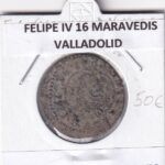 CRE6170 MONEDA ESPAÑA FELIPE IV 16 MARAVEDIS VALLADOLID COBRE
