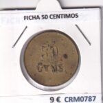 CRM0787 FICHA 50 CENTIMOS