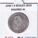 CRE6390 MONEDA ESPAÑA JOSE I 4 REALES 1810 MADRID AI PLATA