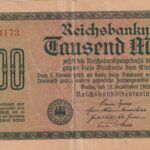 CRBX1538 BILLETE ALEMANIA 1000 MARCOS 1922 MBC