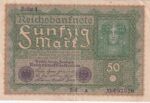 CRBX1540 BILLETE ALEMANIA 50 MARCOS 1919 MBC