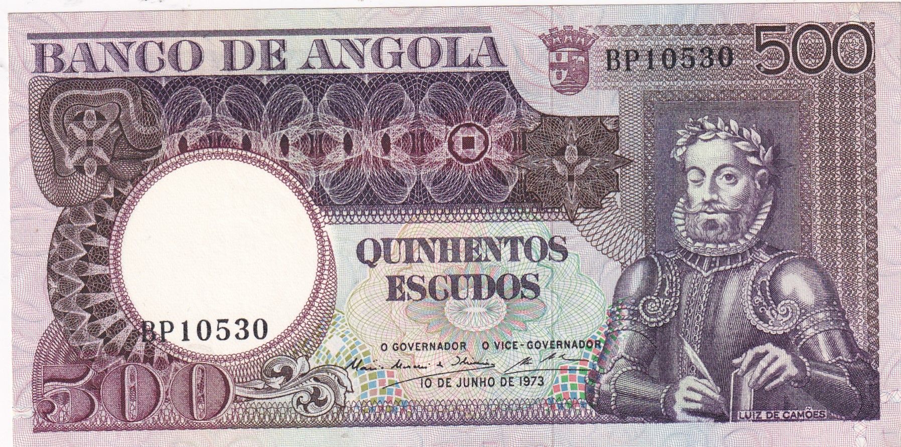 imagen-13-29034.jpg CRBX1541 BILLETE ANGOLA 500 ESCUDOS 1973 SIN CIRCULAR - Imagen 1