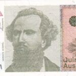 CRBX1555 BILLETE ARGENTINA 500 AUSTRALES EBC