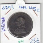 MEDALLA VATICANO 1893 PAPA LEÓN XIII