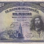 CRBS1763 BILLETE ESPAÑA 1000 PESETAS 1928 BC