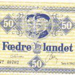 CRBX1627 BILLETE DINAMARCA 50 CORONAS (PROPAGANDA ALEMANA) 1942 SIN CIRCULAR