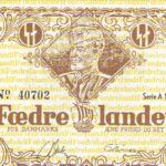 CRBX1629 BILLETE DINAMARCA 1 CORONA (PROPAGANDA ALEMANA) 1942 SIN CIRCULAR