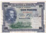 CRBS1522 BILLETES ESPAÑA 100 PESETAS 1925 MBC