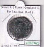 CRE6761 MONEDA ROMANA SESTERCIO ROMA VER DESCRIPCION EN FOTO