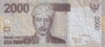 CRBX1653 BILLETE INDONESIA 2000 RUPIAS USADO