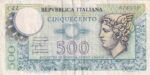 CRBX1691 BILLETE ITALIA 500 LIRAS BC