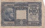 CRBX1693 BILLETE ITALIA 10 LIRAS USADO