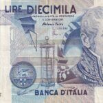 CRBX1694 BILLETE ITALIA 10000 LIRAS 1984 BC
