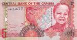 CRBX1715 BILLETE GAMBIA 5 DALASIS EBC