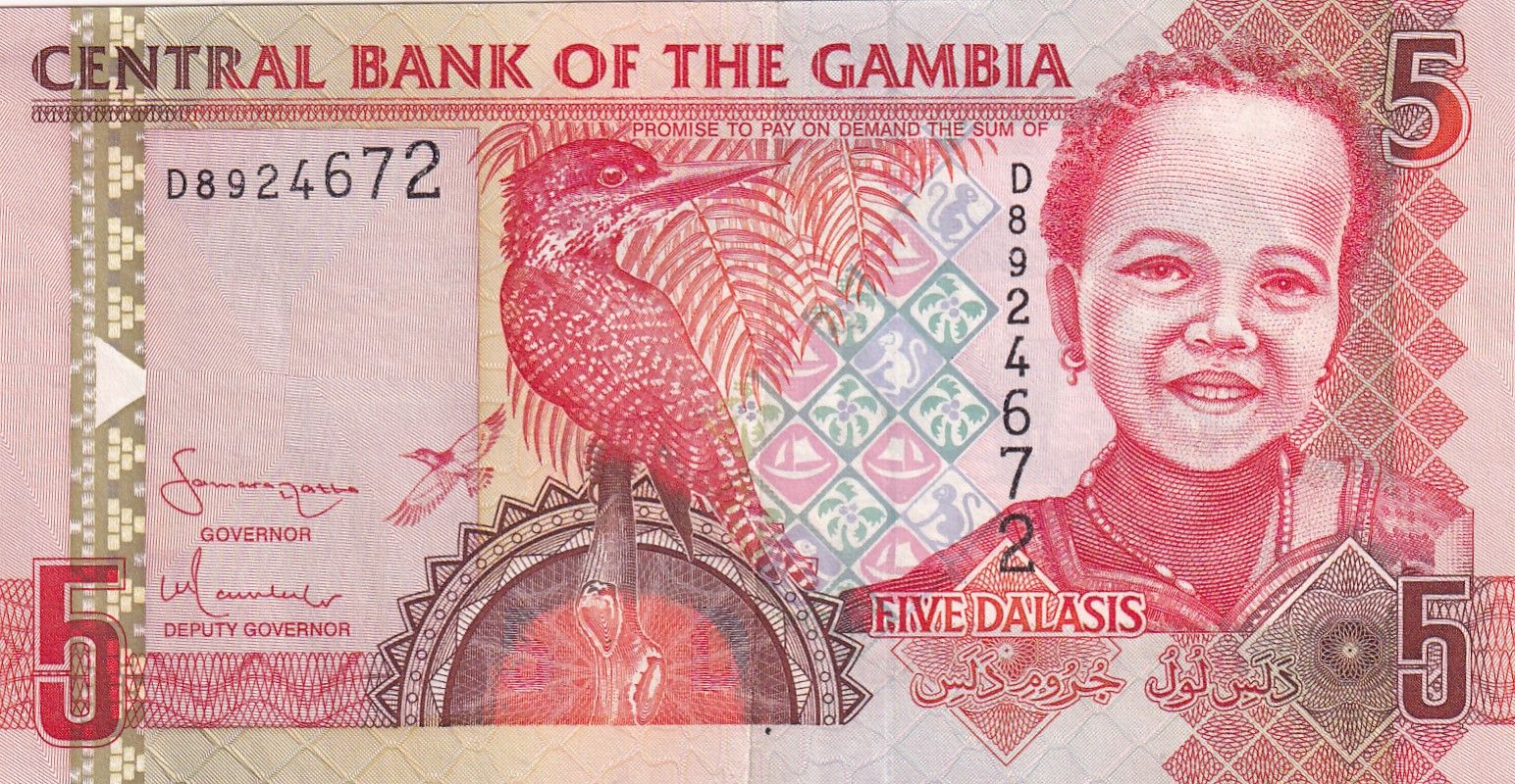 imagen-13-29491.jpg CRBX1715 BILLETE GAMBIA 5 DALASIS EBC - Imagen 1