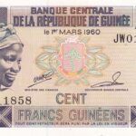 CRBX1737 BILLETE GUINEA 100 FRANCOS 1998 SIN CIRCULAR