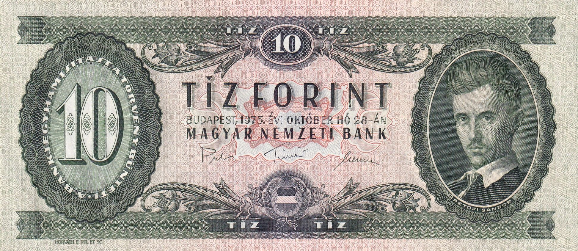 imagen-13-29534.jpg CRBX1758 BILLETE HUNGRIA 10 FORINT 1975 SIN CIRCULAR - Imagen 1