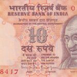 CRBX1769 BILLETE INDIA 10 RUPIAS P-89C SIN CIRCULAR