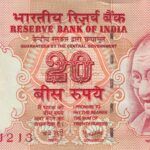 CRBX1775 BILLETE INDIA 20 RUPIAS 2008 P-96C SIN CIRCULAR