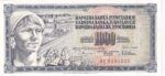 CRBX1789 BILLETE YUGOSLAVIA 1000 DINARA 1978 SIN CIRCULAR