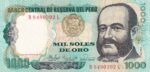 CRBX1794 BILLETE PERU 1000 SOLES SIN CIRCULAR