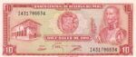 CRBX1796 BILLETE PERU 10 SOLES 1975 MBC