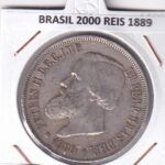 CR3979 MONEDA BRASIL 2000 REIS 1889 PLATA