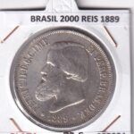 CR3984 MONEDA BRASIL 2000 REIS 1889 PLATA