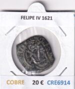 CRE6914 MONEDA ESPAÑA FELIPE IV 1621