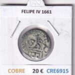 CRE6915 MONEDA ESPAÑA FELIPE IV 1661