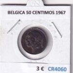 CR4060 MONEDA BELGICA 50 CENTIMOS 1967