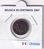 CR4060 MONEDA BELGICA 50 CENTIMOS 1967
